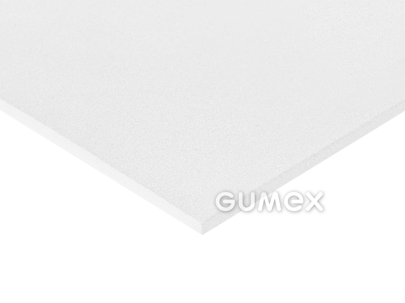 T30 PE, 5mm, 2000x1000mm, 50°Sh00, Dichte 30kg/m3, PE, -30°C/+70°C, weiß, 